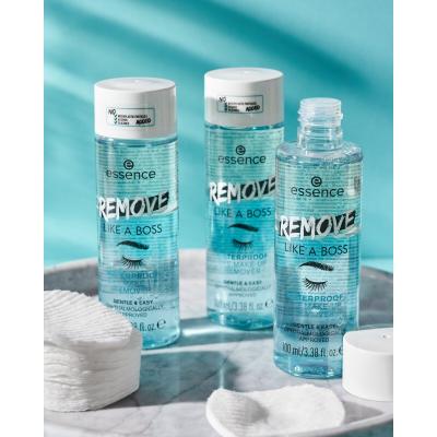 Essence Remove Like A Boss Waterproof Eye Make-Up Remover Sminklemosó szemre nőknek 100 ml