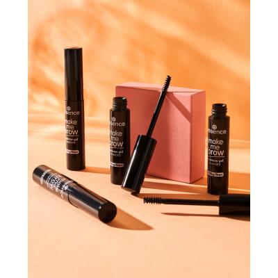 Essence Make Me Brow Eyebrow Gel Mascara Szemöldökspirál nőknek 3,8 ml Változat 06 Ebony Brows