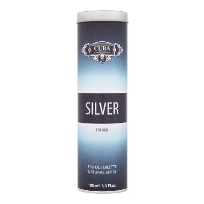 Cuba Silver Eau de Toilette férfiaknak 100 ml