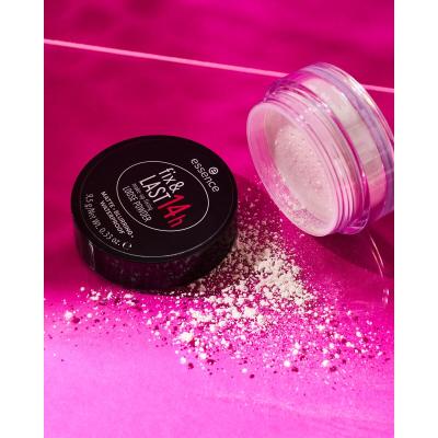 Essence Fix &amp; Last 14H Loose Powder Púder nőknek 9,5 g