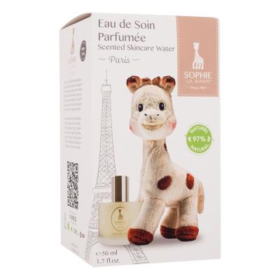 Sophie La Girafe Sophie La Girafe Ajándékcsomagok újszülöttkortól használható illatosított testpermet 50 ml + plüssjáték