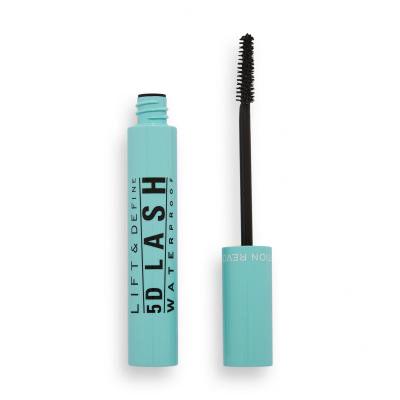 Makeup Revolution London 5D Lash Waterproof Extreme Extension Mascara Szempillaspirál nőknek 14 ml Változat Super Black