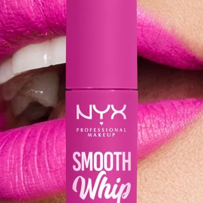 NYX Professional Makeup Smooth Whip Matte Lip Cream Rúzs nőknek 4 ml Változat 20 Pom Pom