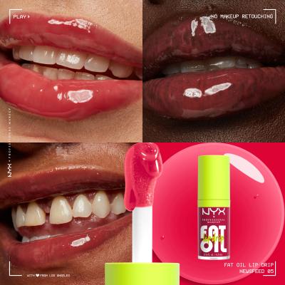 NYX Professional Makeup Fat Oil Lip Drip Ajakolaj nőknek 4,8 ml Változat 05 Newsfeed