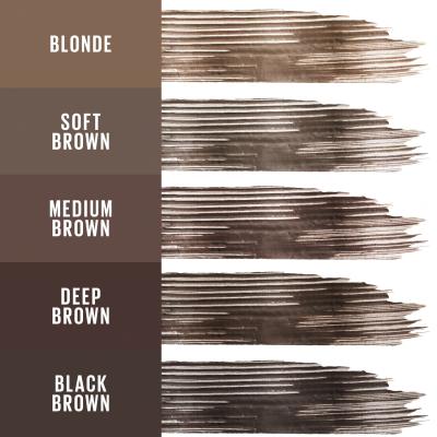 Maybelline Tattoo Brow 36H Styling Gel Szemöldökformázó zselé és pomádé nőknek 6 ml Változat 255 Soft Brown