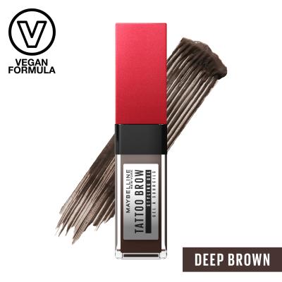 Maybelline Tattoo Brow 36H Styling Gel Szemöldökformázó zselé és pomádé nőknek 6 ml Változat 260 Deep Brown