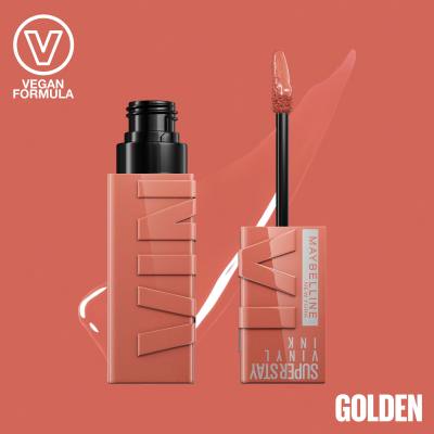 Maybelline Superstay Vinyl Ink Liquid Rúzs nőknek 4,2 ml Változat 105 Golden