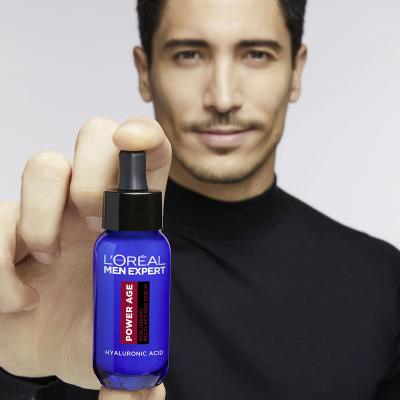 L&#039;Oréal Paris Men Expert Power Age Hyaluronic Multi-Action Serum Arcszérum férfiaknak 30 ml