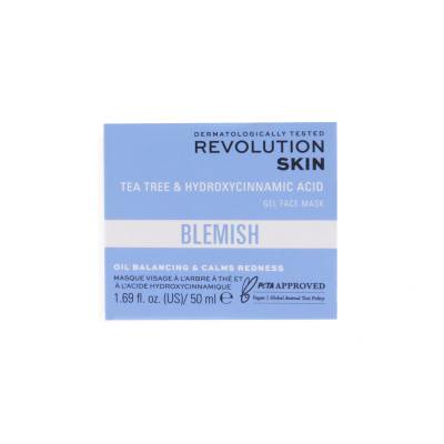 Revolution Skincare Blemish Tea Tree &amp; Hydroxycinnamic Acid Face Mask Arcmaszk nőknek 50 ml