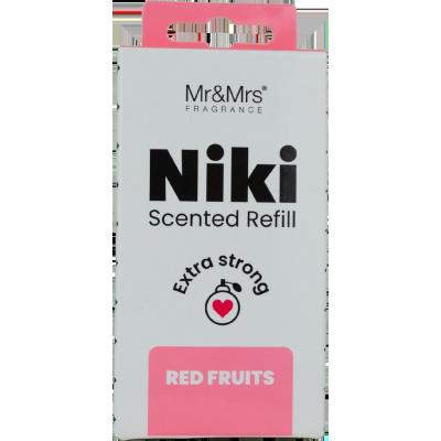 Mr&amp;Mrs Fragrance Niki Refill Red Fruits Autóillatosító Refill 1 db