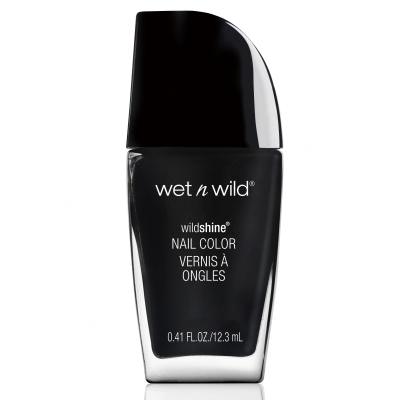 Wet n Wild Wildshine Körömlakk nőknek 12,3 ml Változat E485D Black Creme