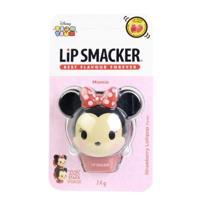 Lip Smacker Disney Minnie Mouse Strawberry Lollipop Ajakbalzsam gyermekeknek 7,4 g