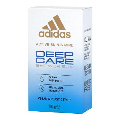 Adidas Deep Care Shower Bar Szilárd szappan nőknek 100 g