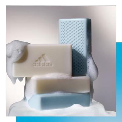 Adidas Deep Care Shower Bar Szilárd szappan nőknek 100 g