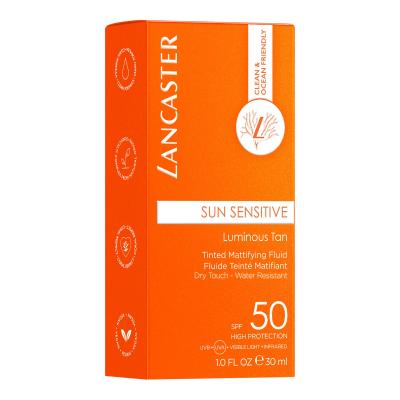 Lancaster Sun Sensitive Tinted Mattifying Fluid SPF50 Fényvédő készítmény arcra nőknek 30 ml