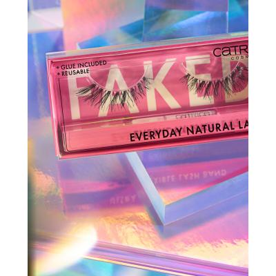 Catrice Faked Everyday Natural Lashes Műszempilla nőknek 1 db Változat Black