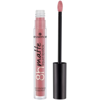 Essence 8h Matte Liquid Lipstick Rúzs nőknek 2,5 ml Változat 04 Rosy Nude