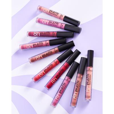 Essence 8h Matte Liquid Lipstick Rúzs nőknek 2,5 ml Változat 04 Rosy Nude