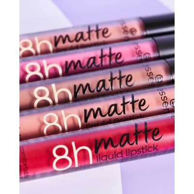 Essence 8h Matte Liquid Lipstick Rúzs nőknek 2,5 ml Változat 07 Classic Red