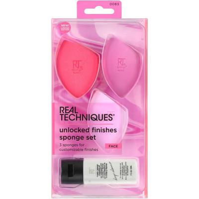 Real Techniques Unlocked Finishes Sponge Set Applikátor nőknek Szett