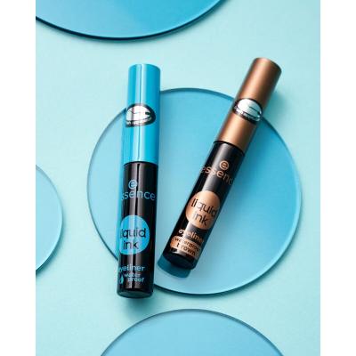 Essence Liquid Ink Eyeliner Waterproof Szemhéjtus nőknek 3 ml Változat Brown