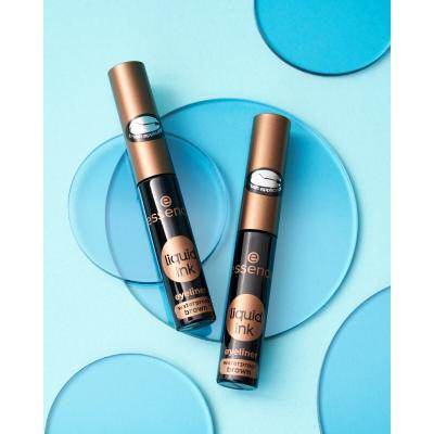 Essence Liquid Ink Eyeliner Waterproof Szemhéjtus nőknek 3 ml Változat Brown