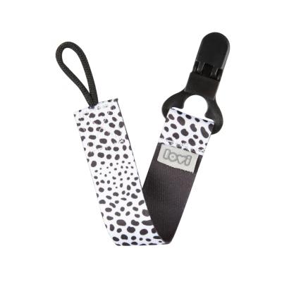 LOVI Salt&amp;Pepper Soother Clip With Ribbon Cumilánc gyermekeknek 1 db