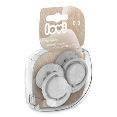 LOVI Harmony Dynamic Soother Boy 0-3m Cumi gyermekeknek 2 db