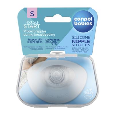 Canpol babies Easy Start Silicone Nipple Shields S Melltartóbetét nőknek 2 db