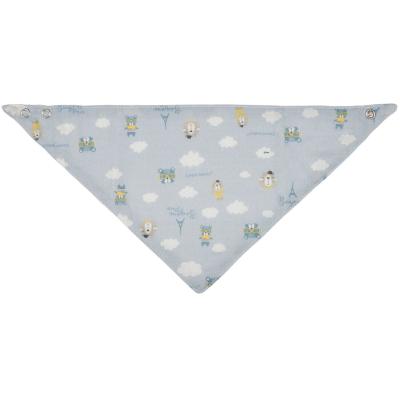 Canpol babies Bonjour Paris Muslin Bib Blue Előke gyermekeknek 2 db