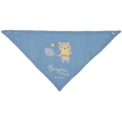 Canpol babies Bonjour Paris Muslin Bib Blue Előke gyermekeknek 2 db