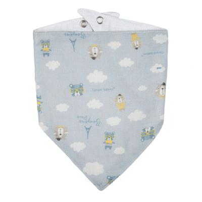 Canpol babies Bonjour Paris Muslin Bib Blue Előke gyermekeknek 2 db