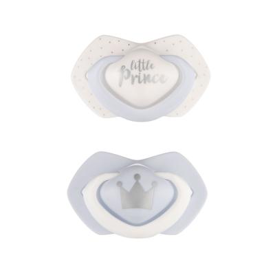 Canpol babies Royal Baby Light Touch Little Prince 0-6m Cumi gyermekeknek 2 db