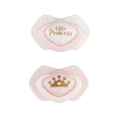 Canpol babies Royal Baby Light Touch Little Princess 0-6m Cumi gyermekeknek 2 db