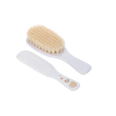 Canpol babies Newborn Baby Baby Brush With Comb Hearts Hajfésű gyermekeknek Szett