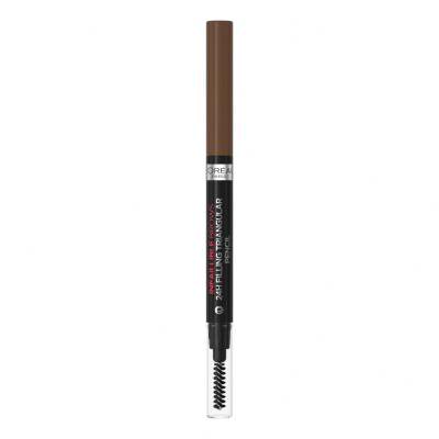 L&#039;Oréal Paris Infaillible Brows 24H Filling Triangular Pencil Szemöldökceruza nőknek 1 ml Változat 05 Brunette