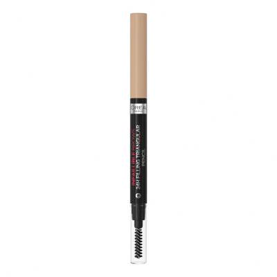 L&#039;Oréal Paris Infaillible Brows 24H Filling Triangular Pencil Szemöldökceruza nőknek 1 ml Változat 07 Blonde