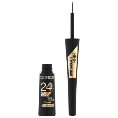 Catrice 24H Brush Liner Longlasting Szemhéjtus nőknek 3 ml Változat 010 Ultra Black