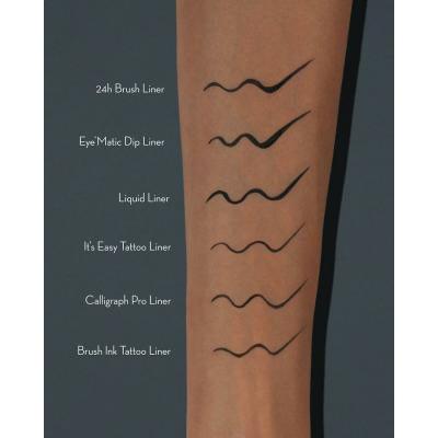 Catrice 24H Brush Liner Waterproof Szemhéjtus nőknek 3 ml Változat 010 Ultra Black Waterproof