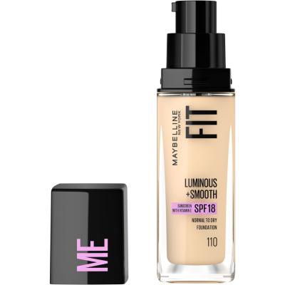 Maybelline Fit Me! SPF18 Alapozó nőknek 30 ml Változat 110 Porcelain