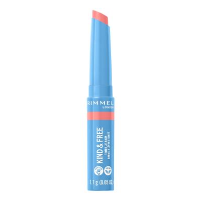 Rimmel London Kind &amp; Free Tinted Lip Balm Ajakbalzsam nőknek 4 g Változat 004 Hibiscus Blaze