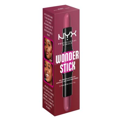 NYX Professional Makeup Wonder Stick Blush Pirosító nőknek 8 g Változat 04 Deep Magenta And Ginger