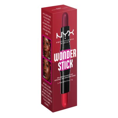 NYX Professional Makeup Wonder Stick Blush Pirosító nőknek 8 g Változat 05 Bright Amber And Fuchsia