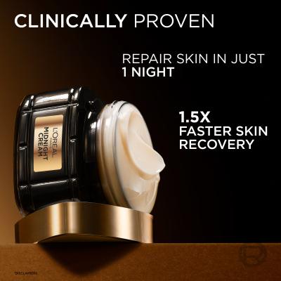 L&#039;Oréal Paris Age Perfect Cell Renew Midnight Cream Éjszakai szemkörnyékápoló krém nőknek 50 ml