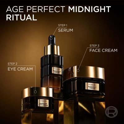 L&#039;Oréal Paris Age Perfect Cell Renew Midnight Cream Éjszakai szemkörnyékápoló krém nőknek 50 ml