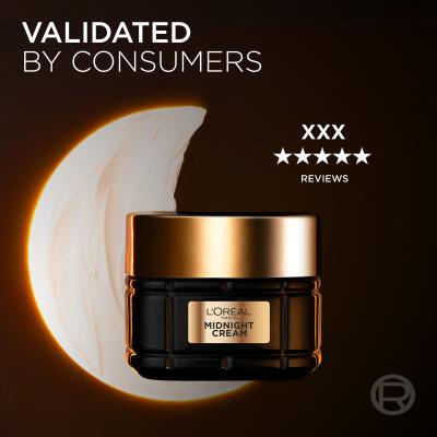 L&#039;Oréal Paris Age Perfect Cell Renew Midnight Cream Éjszakai szemkörnyékápoló krém nőknek 50 ml