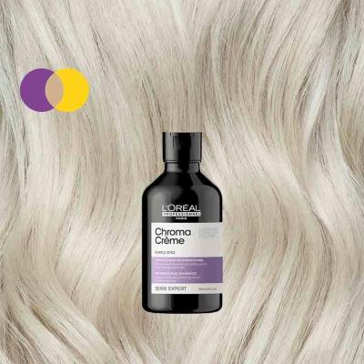 L&#039;Oréal Professionnel Chroma Crème Professional Shampoo Purple Dyes Sampon nőknek 300 ml