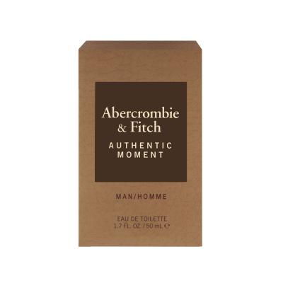 Abercrombie &amp; Fitch Authentic Moment Eau de Toilette férfiaknak 50 ml