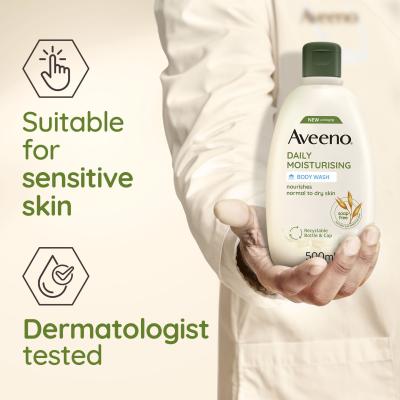 Aveeno Daily Moisturising Body Wash Tusfürdő 500 ml