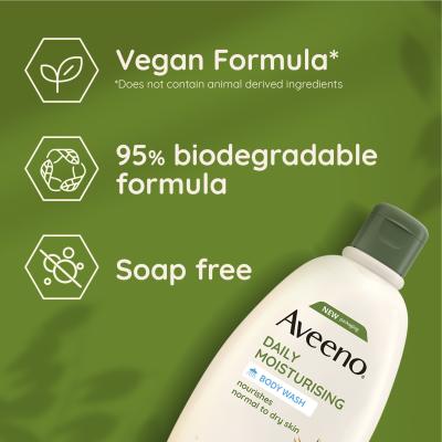 Aveeno Daily Moisturising Body Wash Tusfürdő 500 ml